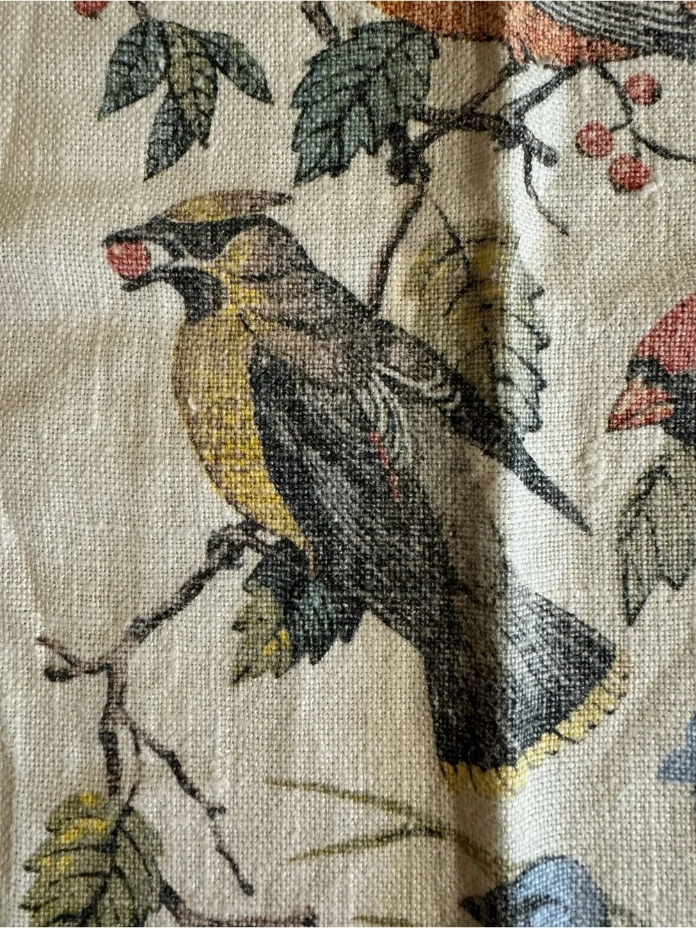 Vintage 1970s Kay Dee Wilderkind Pure Linen Tea Towel/Wall Hanging.